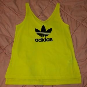 Yellow Adidas Tank